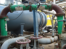 齐鲁石化氯碱厂隔膜烧碱装置氯压机段间冷却器超声波防除垢项目